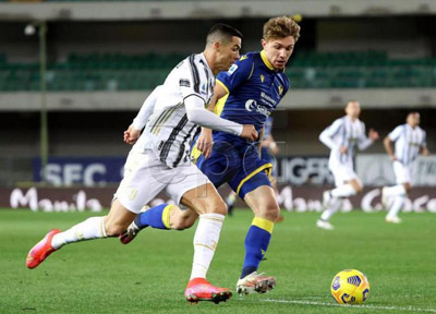  Juventus Gagal Boyong Tiga Poin dari Markas Verona